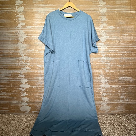 Three Bird Nest Laurel Maxi Dress Boho Oversized Western Laggen Look Womens M - Picture 2 of 4